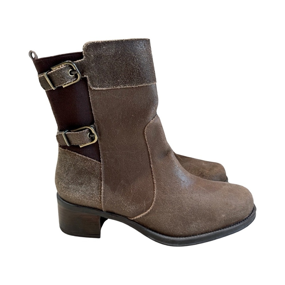 ANDRE ASSOUS‎ Brown Waterproof Leather Boots